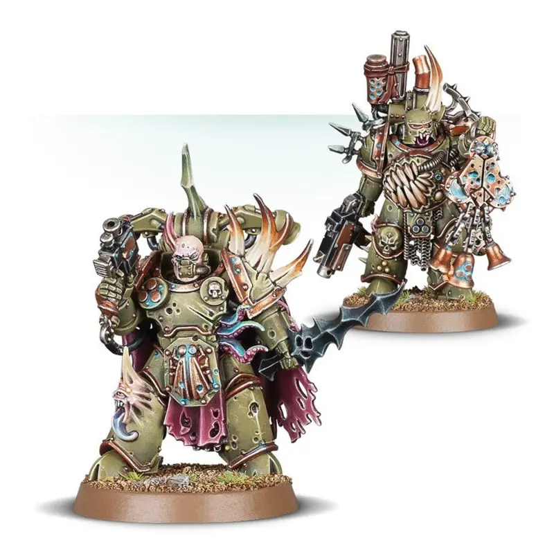 Plague marines, death guard, warhammer 40k, games workshop, model 43-55